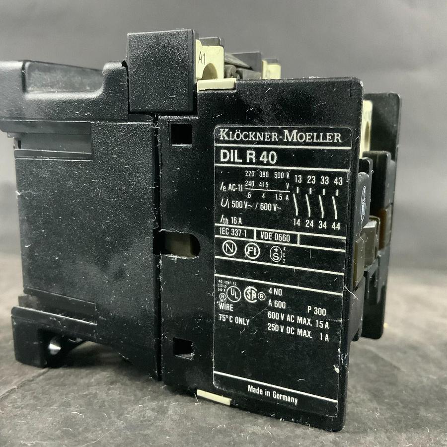 Used KLOCKNER MOELLER DILR40 CONTACTOR ($40 OBO)