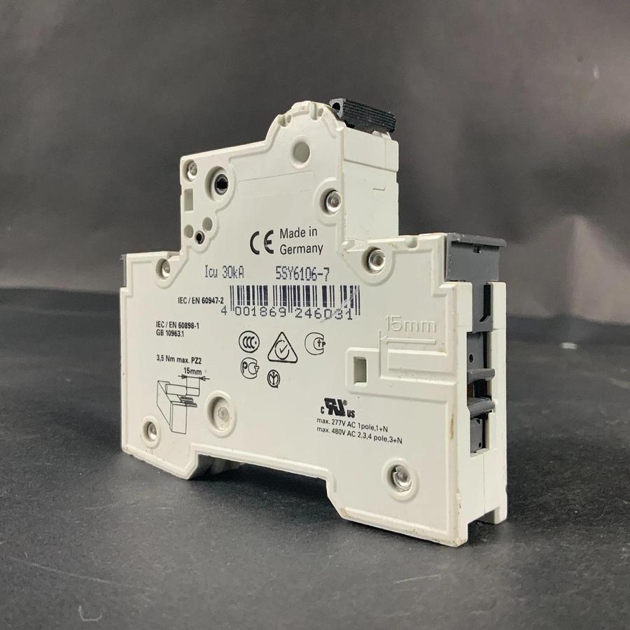 Used SIEMENS 5SY6106-7 CIRCUIT BREAKER ($30 OBO)