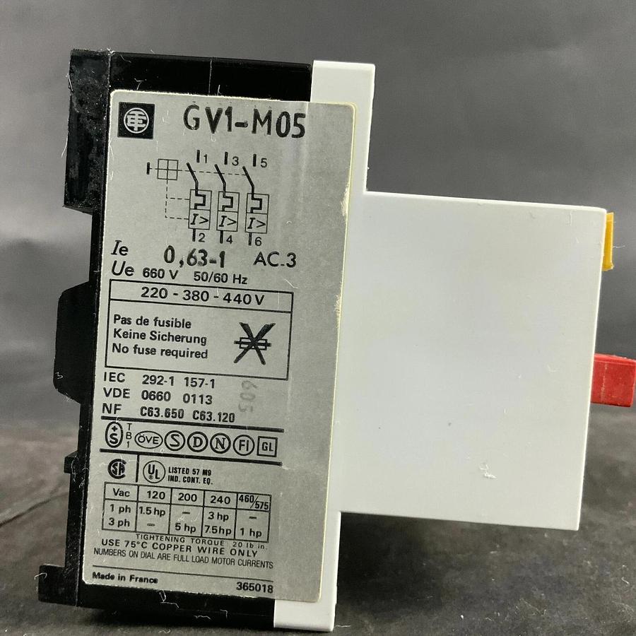 TELEMECANIQUE GV1-MO5 CIRCUIT BREAKER ($40 OBO)