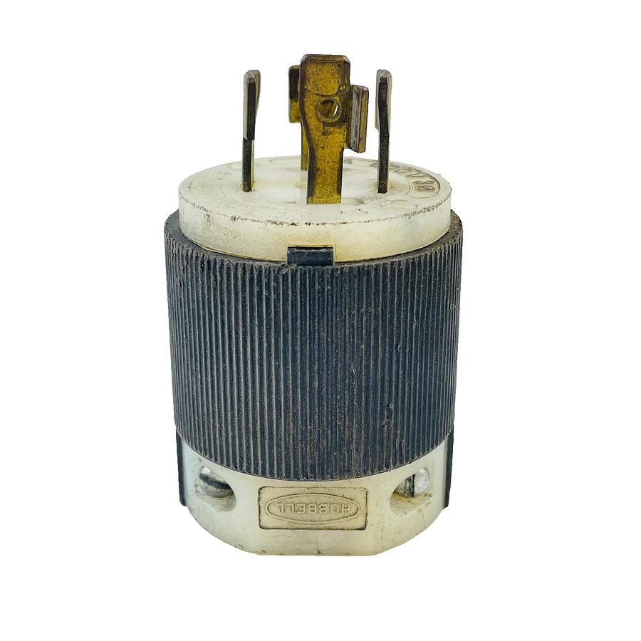 Used HUBBELL HBL2741 TWIST LOCK MALE PLUG 30A 600V REFURBISHED EXCELLENT
