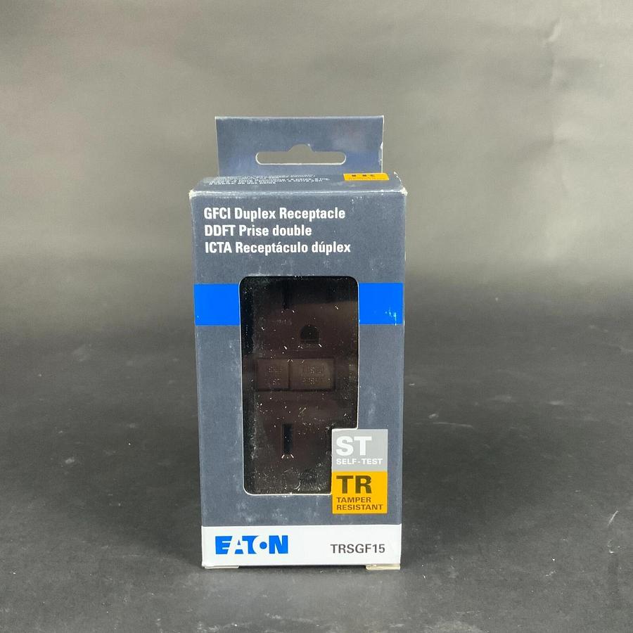 EATON TRSGF15 WALL OUTLET - BROWN ($9.50 OBO) - LOT OF 85