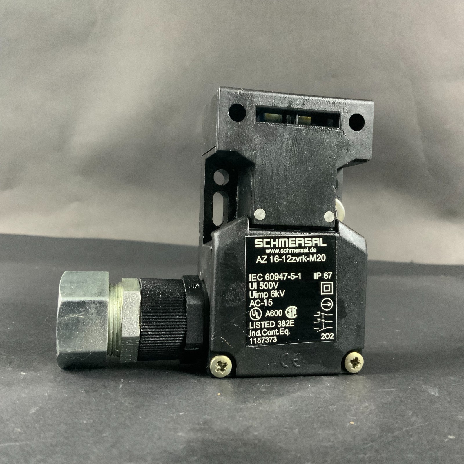 Used SCHMERSAL AZ16-12ZVRK-M20 SAFETY INTERLOCK SWITCH ($45 OBO)