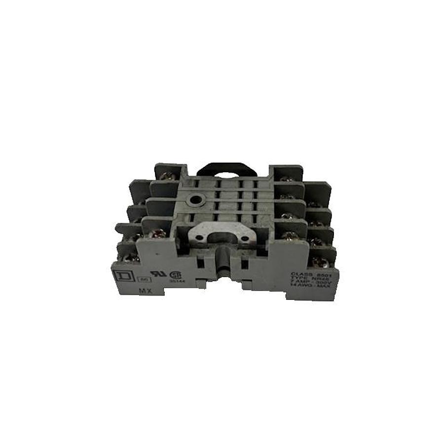 Used SQUARE D 8501-NR45 RELAY SOCKET
