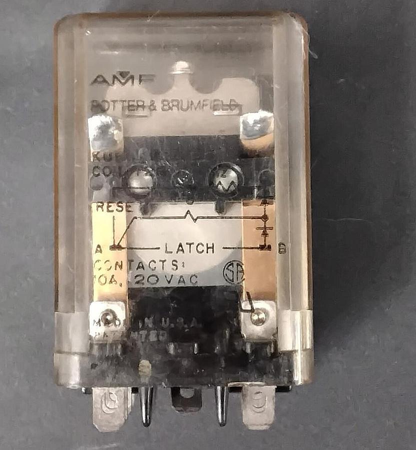 Used POTTER & BRUMFIELD KUL11A15S/120 RELAY ($20 OBO)