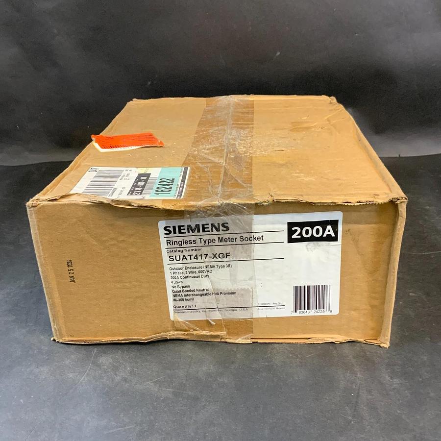 Used SIEMENS SUAT417-XGF METER SOCKET ($100 OBO)