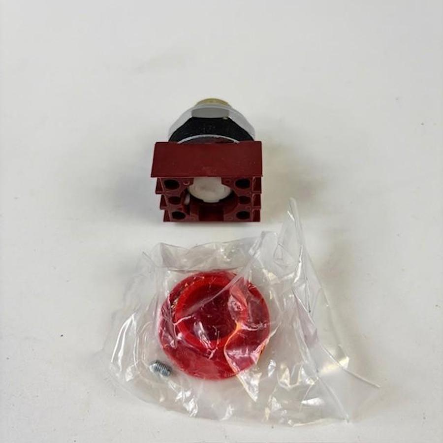 Used SIEMENS 3SB03-P4R RED MUSHROOM PUSHBUTTON