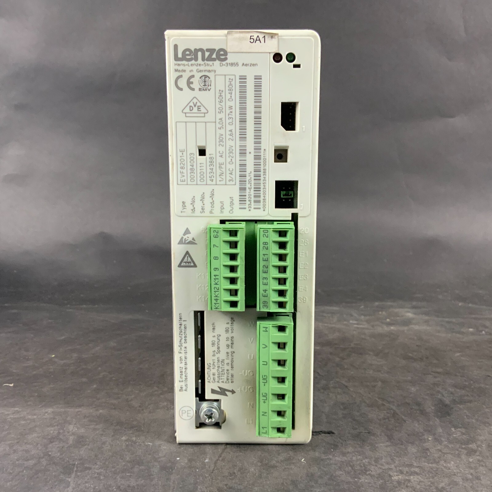 Used LENZE EVF8201-E DRIVE INVERTER ($325 OBO)