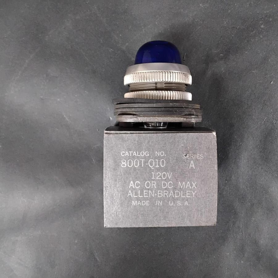 Used ALLEN-BRADLEY 800T-Q10 SER A BLUE PILOT LIGHT ($15 OBO)