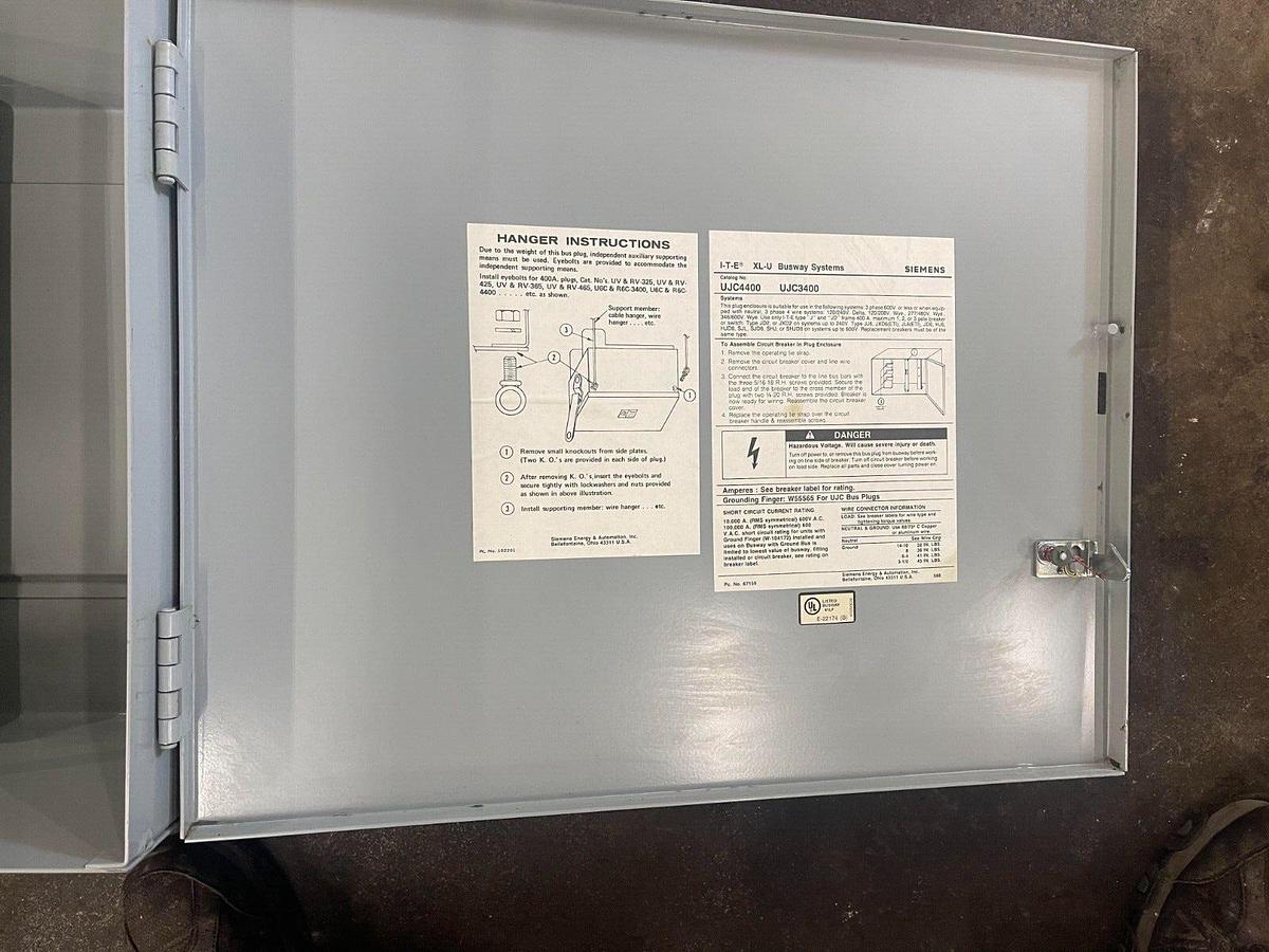 Used SIEMENS ITE UJC4400 XL-U CIRCUIT BREAKER PLUG ($3400 OBO)