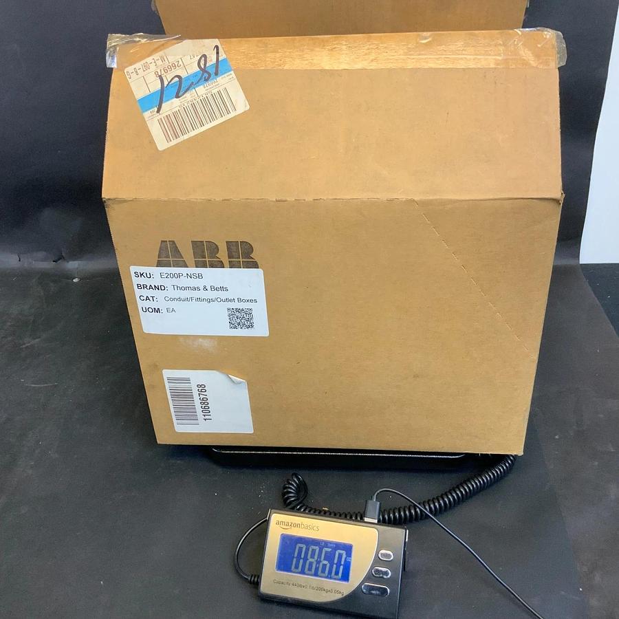 THOMAS & BETTS E200P 5" PVC SLEEVE COUPLING - BOX OF 8 ($150 OBO)