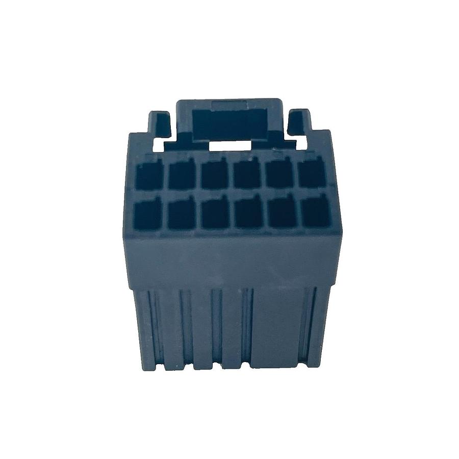 Used TE CONNECTIVITY AMP 2-1318118-6 D-2 Y 12-POS DUAL-ROW RECEPTACLE HOUSING 9-PCS