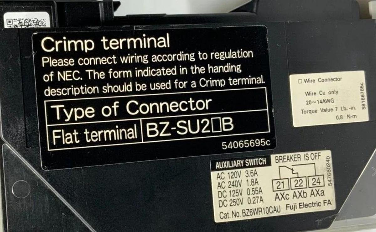 Used FUJI BW50RAGU-3P010 ( $59.99 OBO)