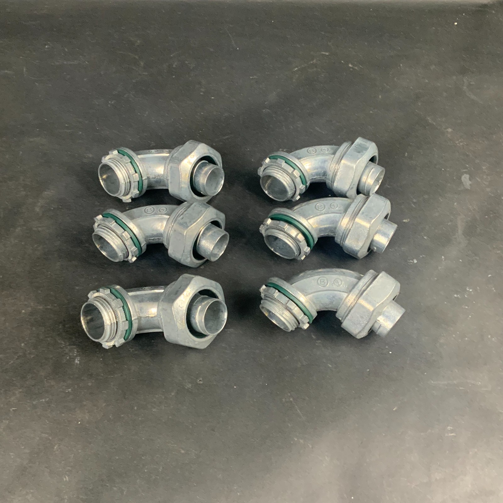 Used BRIDGEPORT 471-LT2 3/4" LIQUID TIGHT 90 DEGREE CONNECTOR - PACK OF 6 ($25 OBO)