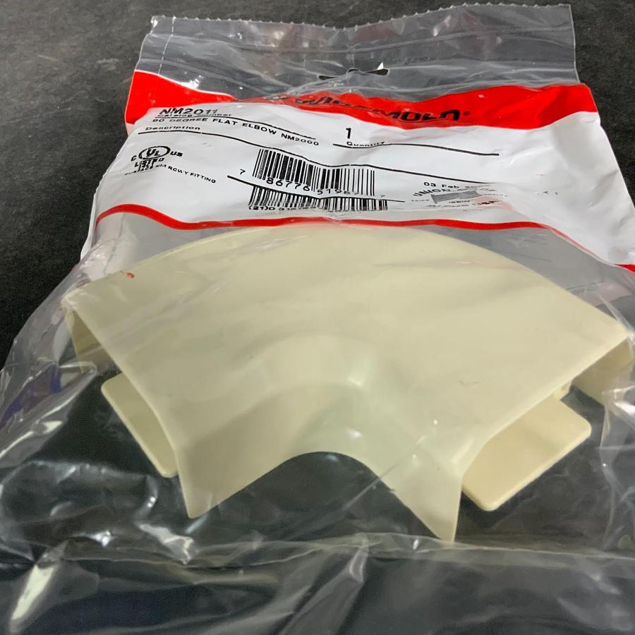 WIREMOLD NM2011 90 DEGREE FLAT ELBOW ($10 OBO)