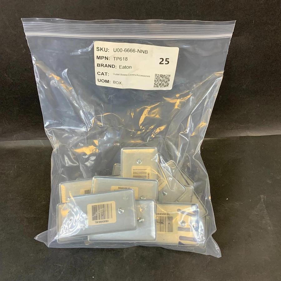 EATON CROUSE-HINDS TP618 UTILITY BOX COVER - SET OF 25 ($20 OBO)