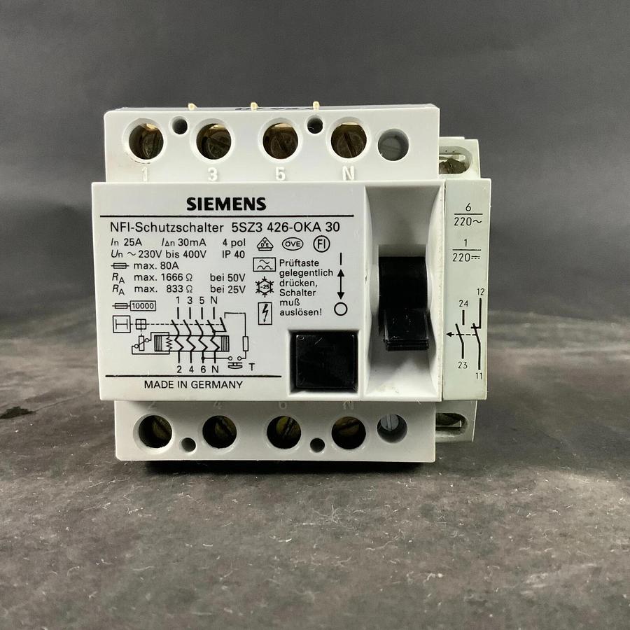 SIEMENS 5SZ3 426-OKA 30 - 4 POLE BREAKER ($60 OBO)