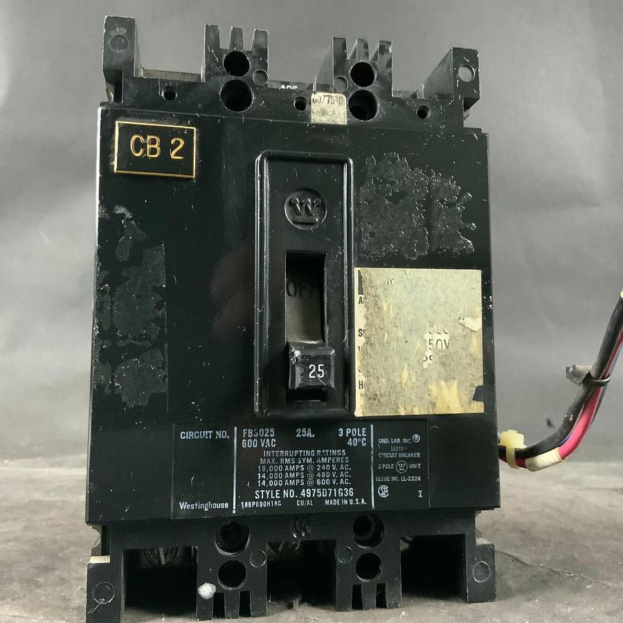Used WESTINGHOUSE FB3025 CIRCUIT BREAKER ($40 OBO)