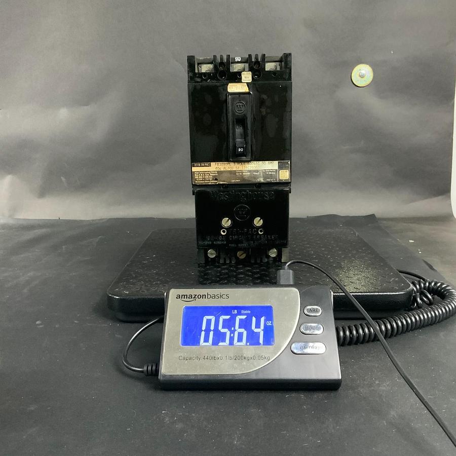 Used WESTINGHOUSE FB3090PL TRIPAC CIRCUIT BREAKER ($80 OBO)