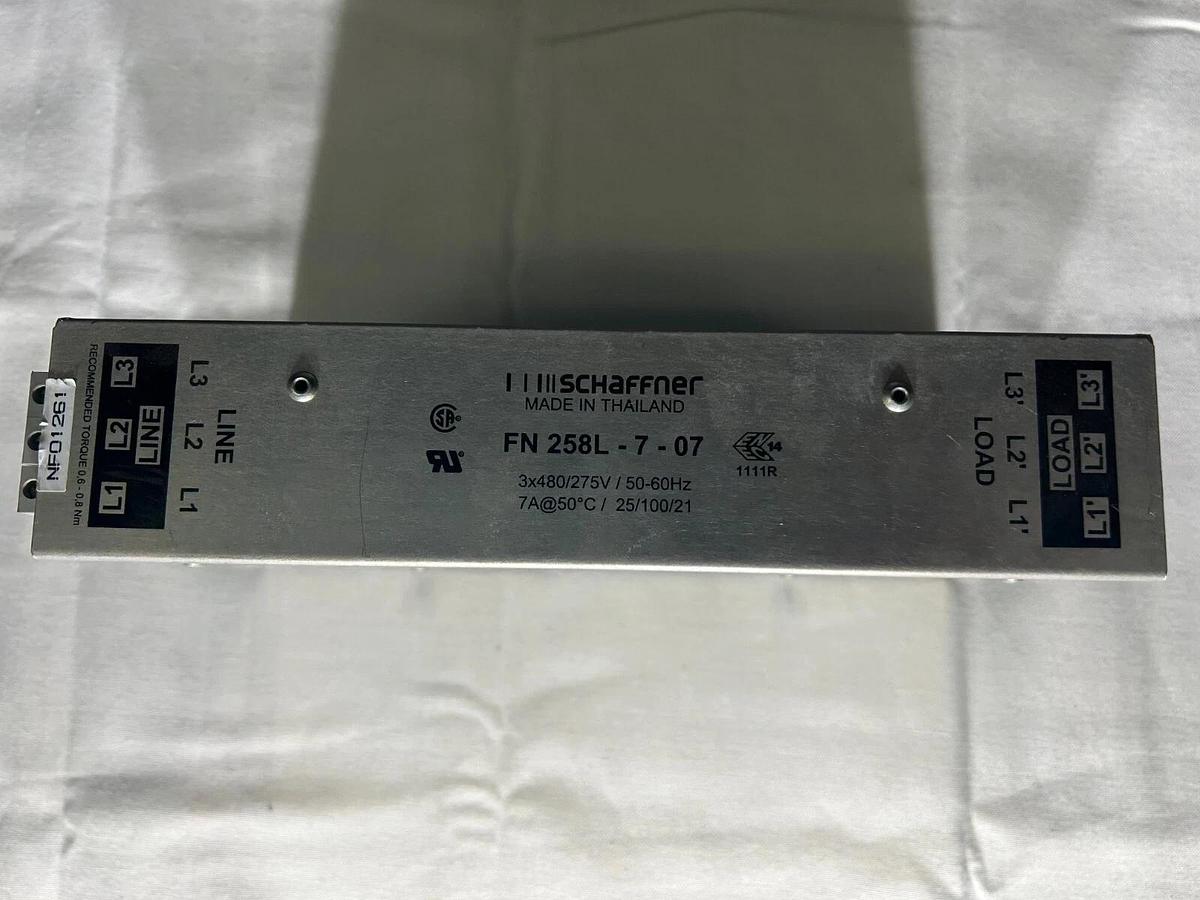 Used SCHAFFNER FN 258L-7-07 Noise Filters ($64.99/ea) (Lot of 7)