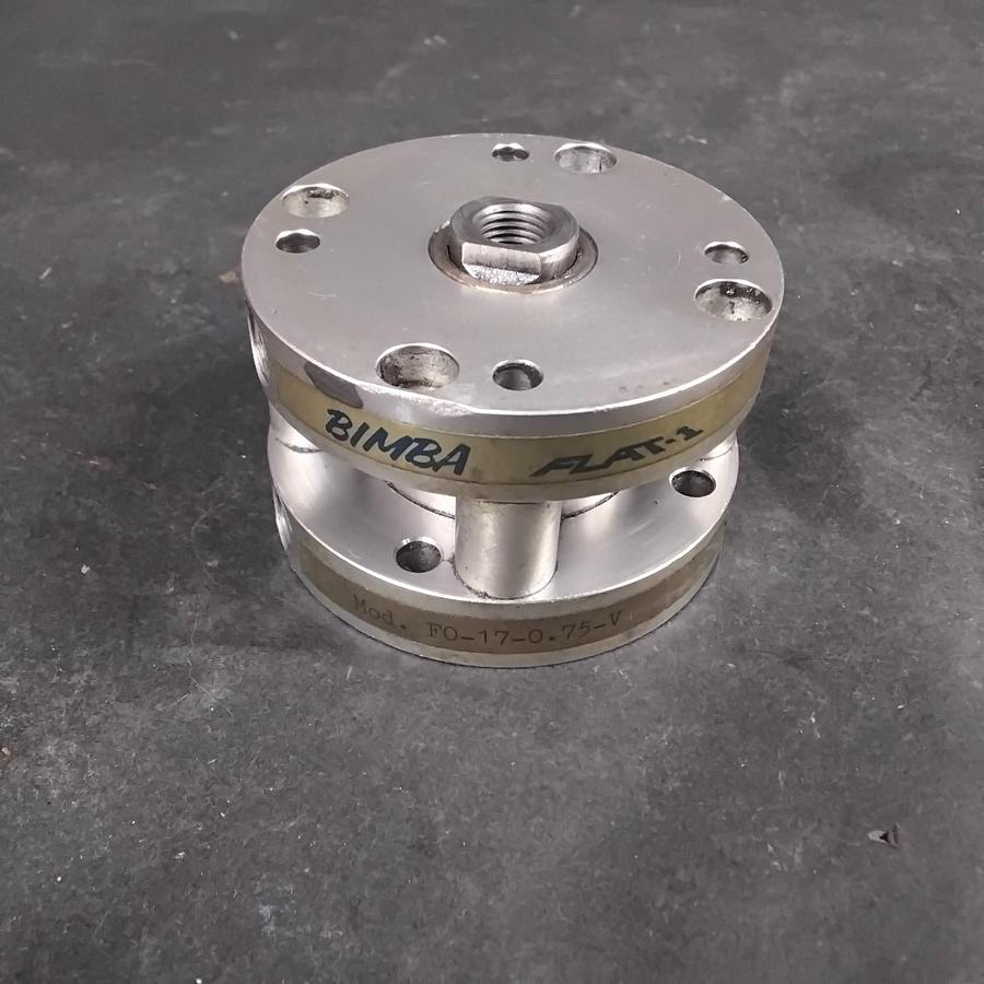 Used BIMBA FLAT-1 FO-17-0.75-V PNEUMATIC CYLINDER ($25 OBO)