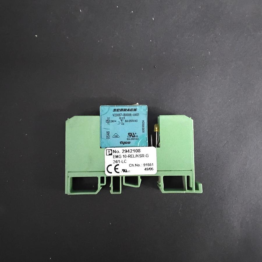 Used PHOENIX CONTACT EMG 10-REL/KSR-G 24/1-LC RELAY MODULE ($15 OBO)