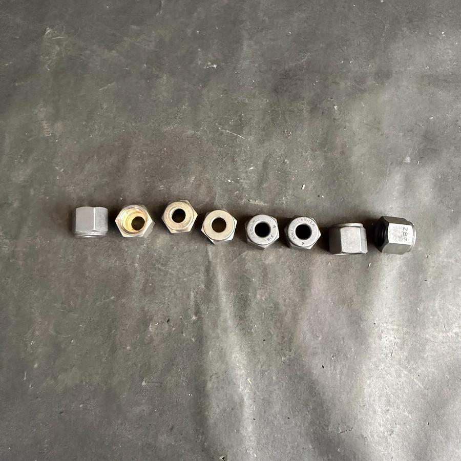 Used MSC 1/4” SS MATTER NUT - LOT OF 8