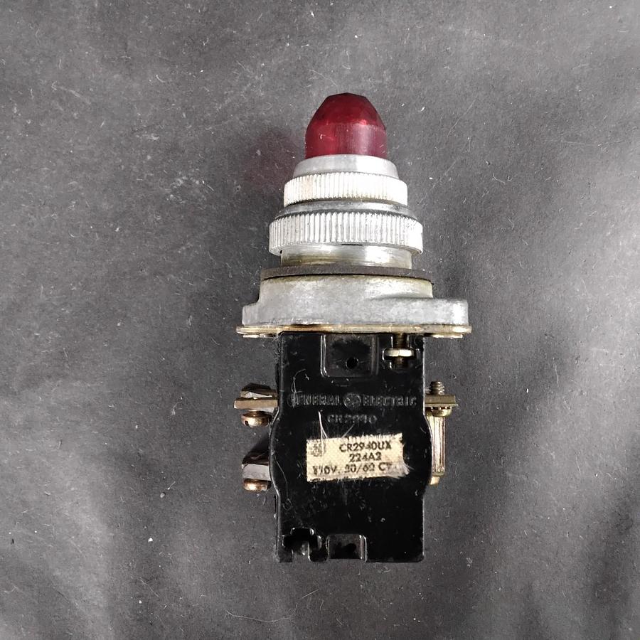 Used GENERAL ELECTRIC CR2940UX RED PILOT LIGHT SWITCH ($20 OBO)