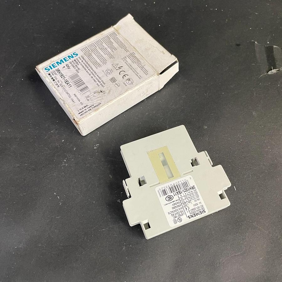 Used SIEMENS 3RH1921-1EA11 SIRIUS AUXILIARY SWITCH BLOCK 1NO 1NC SIDE MOUNT OEM
