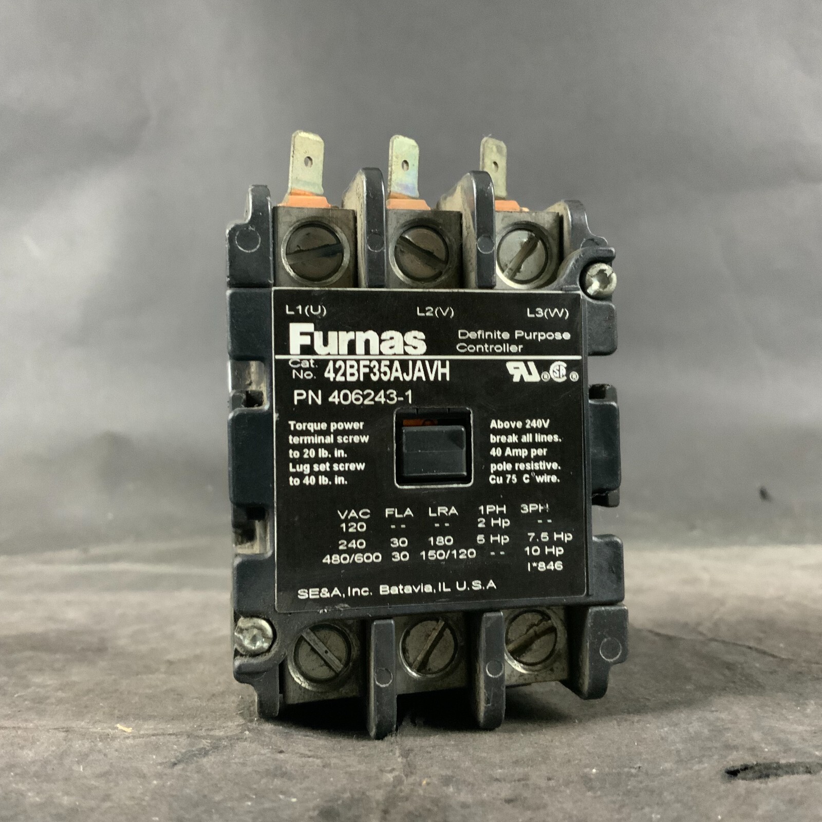 Used FURNAS 42BF35AJAVH CONTACTOR ($40 OBO)