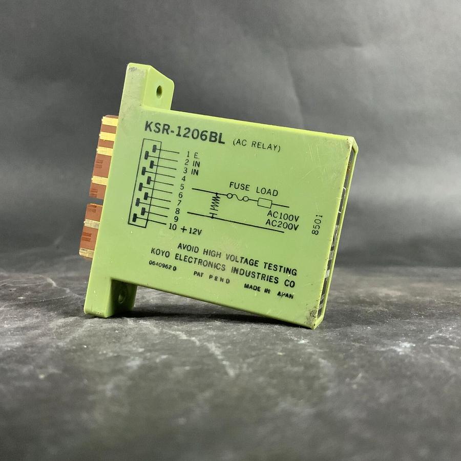 Used KOYO KSR-1206BL AC RELAY ($80 OBO)