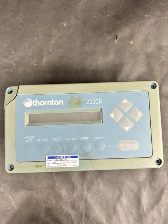 Used THORNTON 200CR CONDUCTIVITY/RESISTIVITY MEASUREMENT SYSTEM