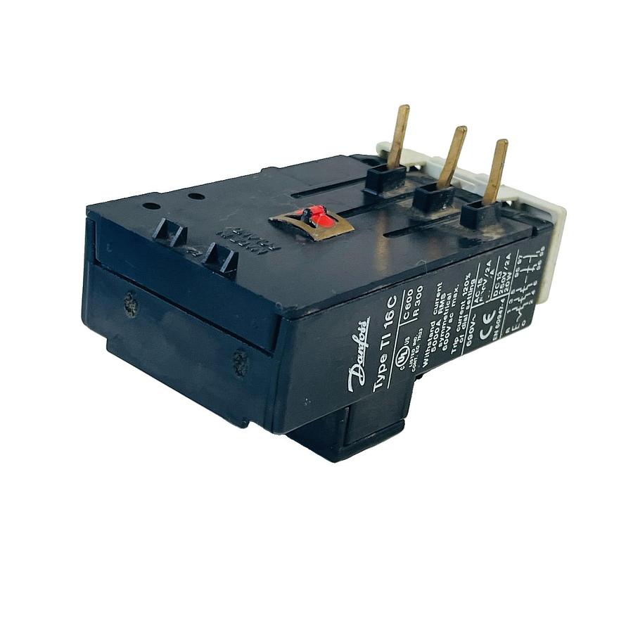 Used DANFOSS 047H0208 TI 16C THERMAL OVERLOAD RELAY 8-12A 600V MOTOR PROTECTION
