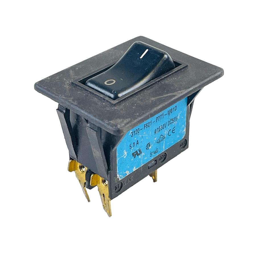 Used E-T-A 3120-F621-P7T1-W01D THERMAL CIRCUIT BREAKER 5A 250VAC 50VDC BLACK ROCKER