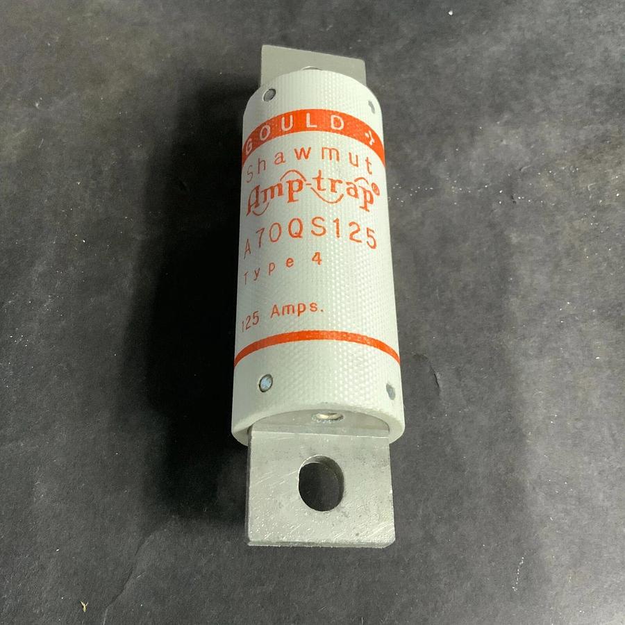 FERRAZ SHAWMUT AMPTRAP A70QS125 TYPE 4 SEMICONDUCTOR FUSE ($45 OBO)