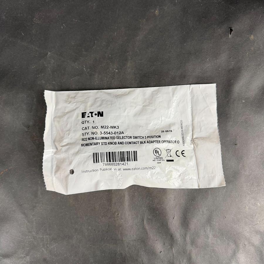 EATON M22-WK3 SELECTOR SWITCH