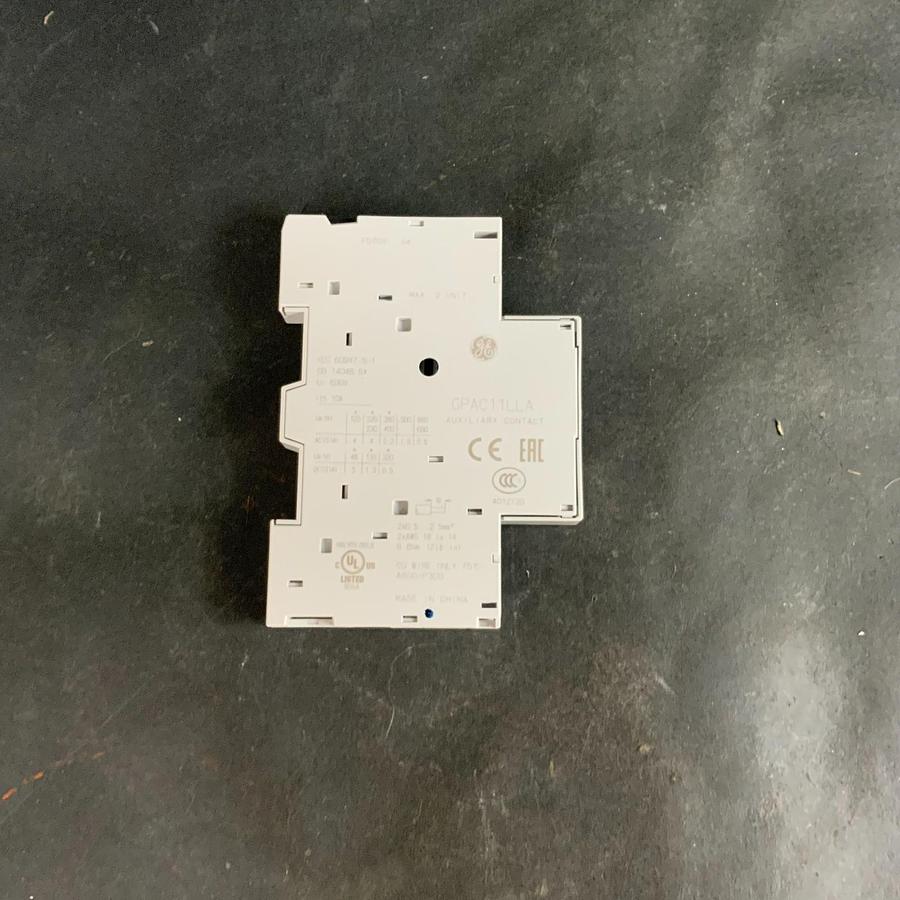 Used GENERAL ELECTRIC GPAC11LLA AUX CONTACT BLOCK IEC 690V ($15 OBO)