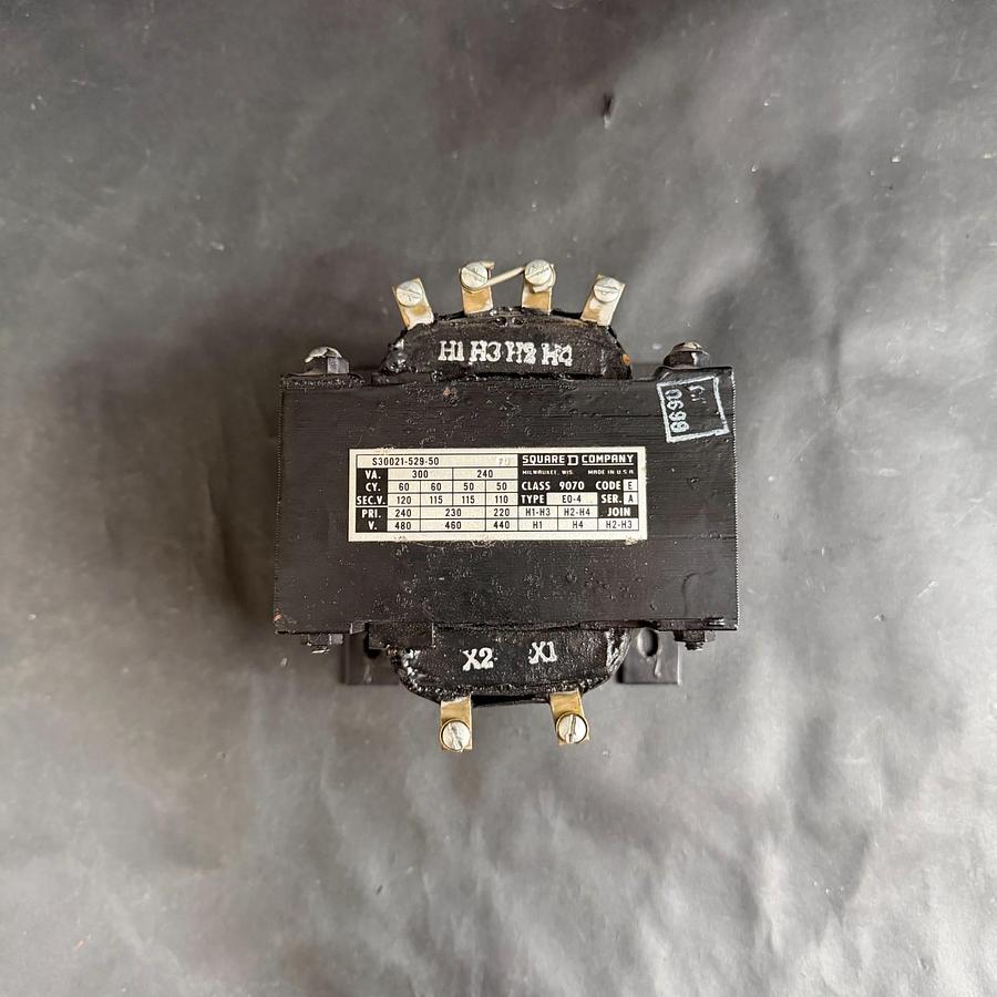 Used SQUARE D S30021-529-50 TRANSFORMER
