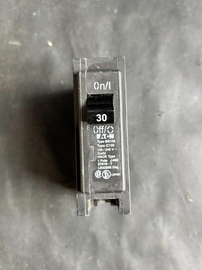 Used EATON BR130 CIRCUIT BREAKER