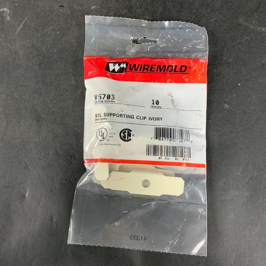 WIREMOLD V5703 STL SUPPORTING CLIP ($10 OBO)