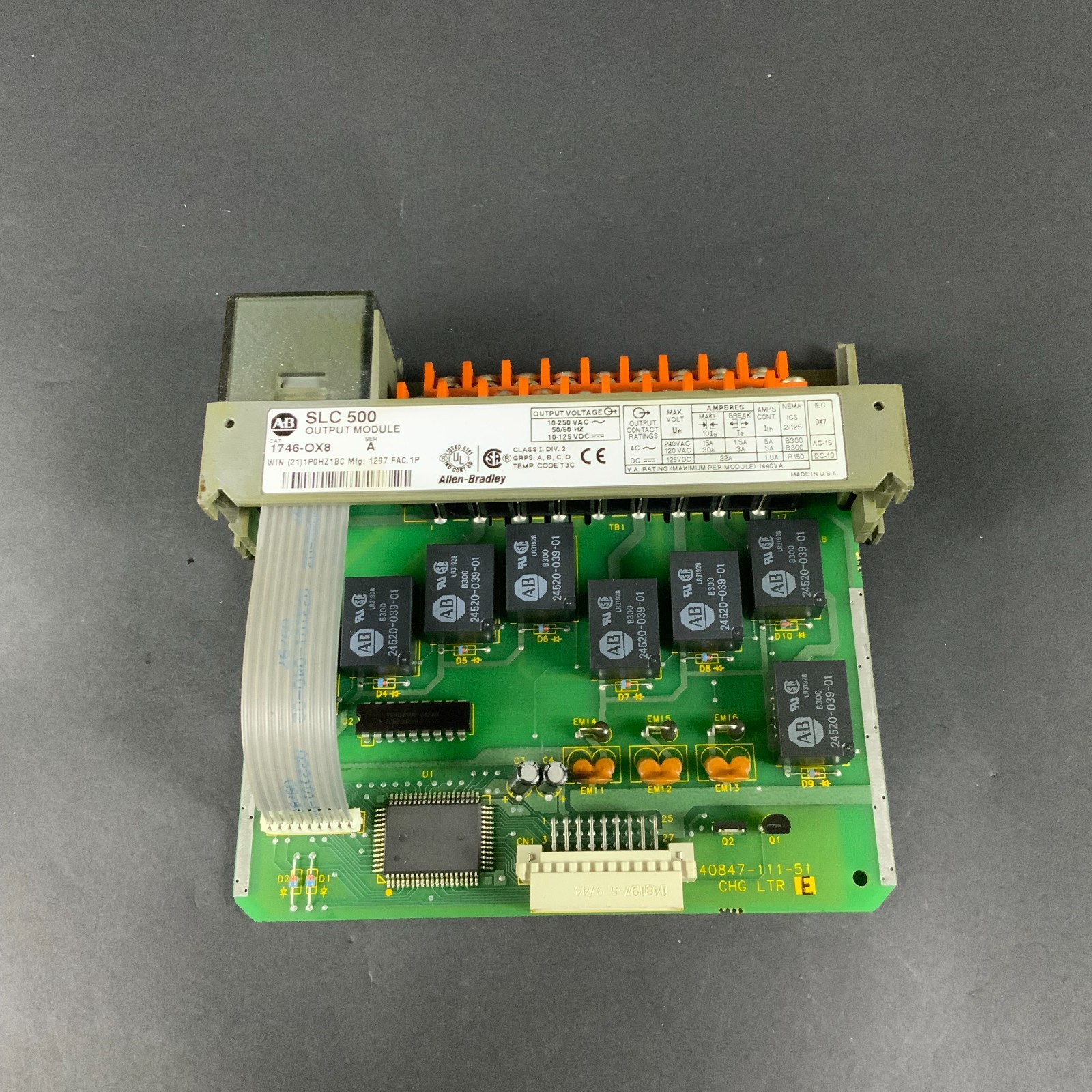 Used ALLEN BRADLEY 1746-OX8 OUTPUT MODULE ($30 OBO)