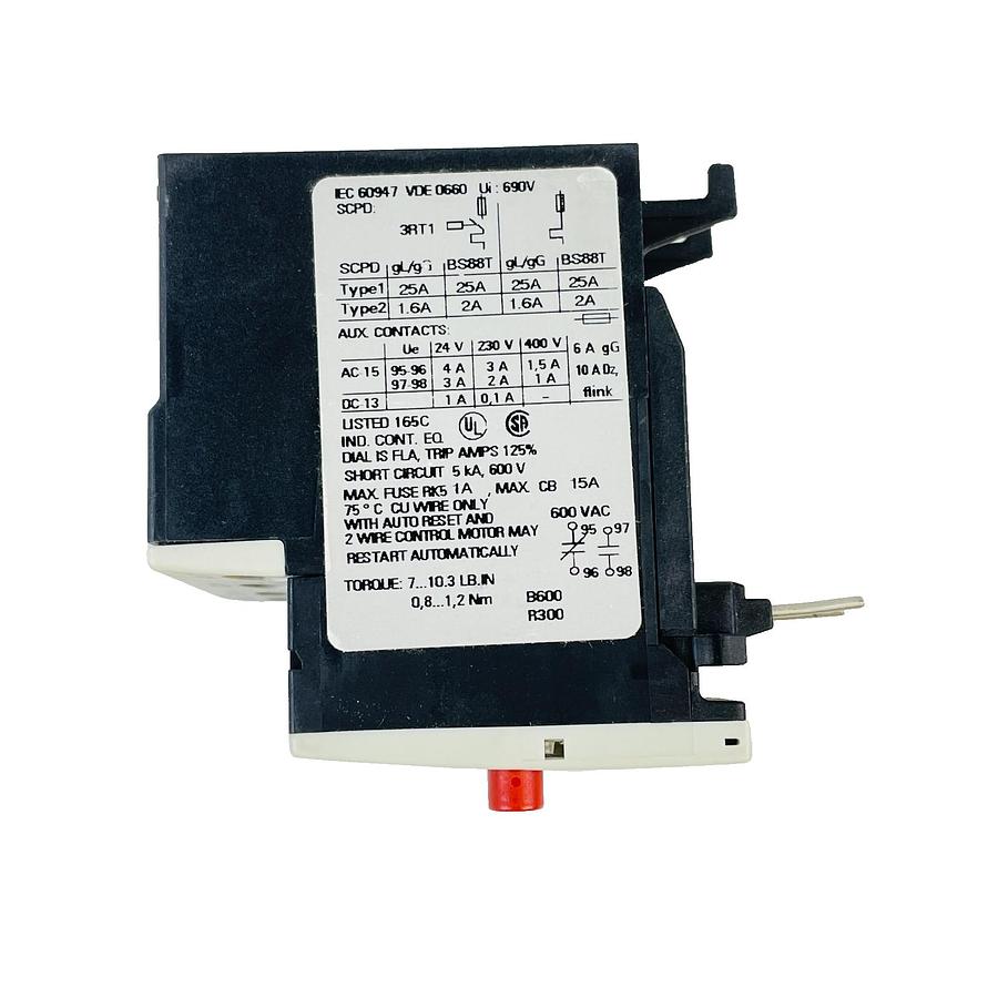 Used SIEMENS 3RU1116-1GB0 OVERLOAD RELAY NEW OPEN BOX FULLY FUNCTIONAL EXCELLENT