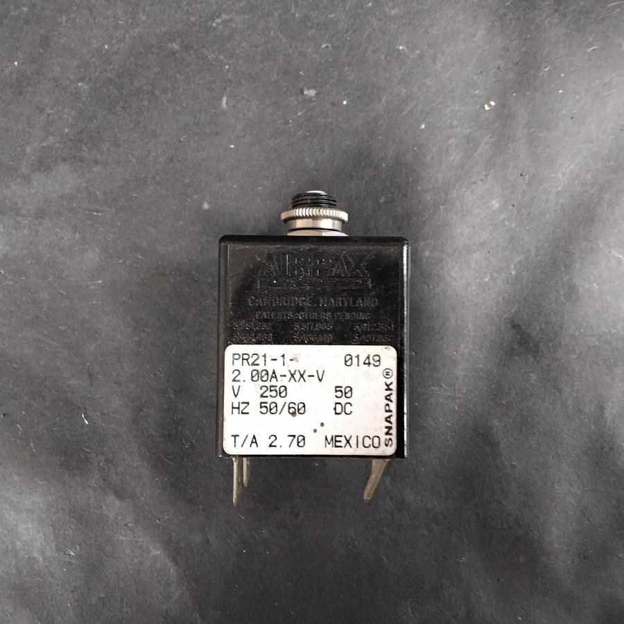 Used AIRPAX PR21-1-2.00A-XX-V CIRCUIT BREAKER ($14 OBO)