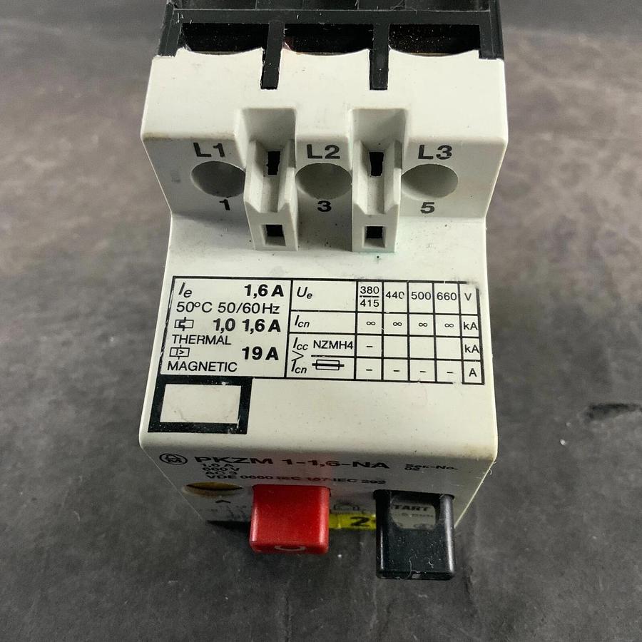 Used KLOCKNER MOELLER PKZM-1-1.6-NA STARTER ($50 OBO)