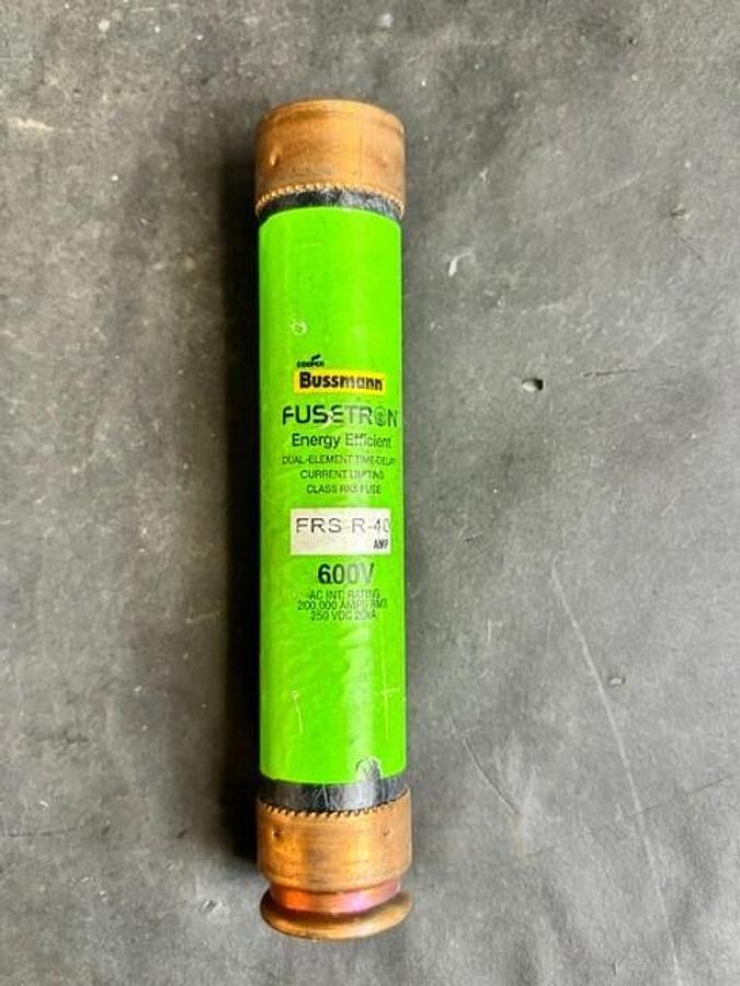Used EATON BUSSMANN FRS-R-40 ENERGY EFFICIENT FUSE