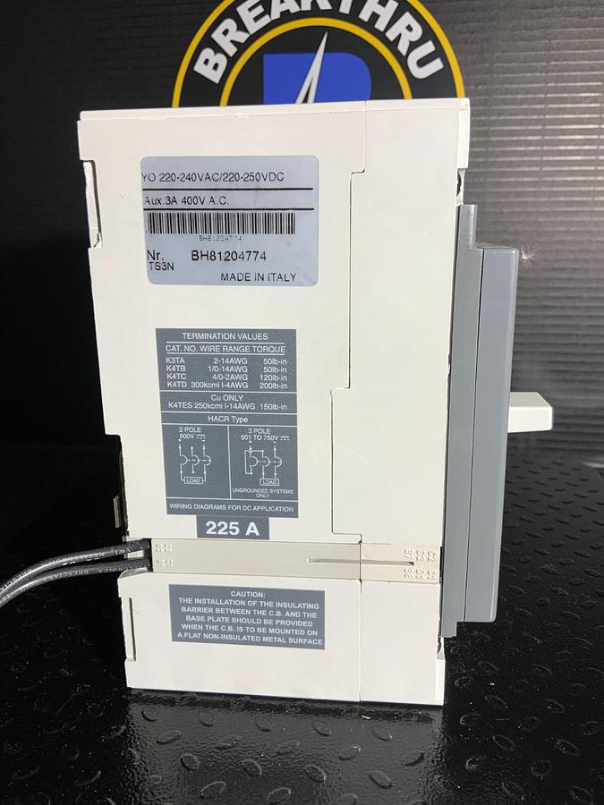 ABB SACE TMAX T3S-225 ($199.99 OBO)