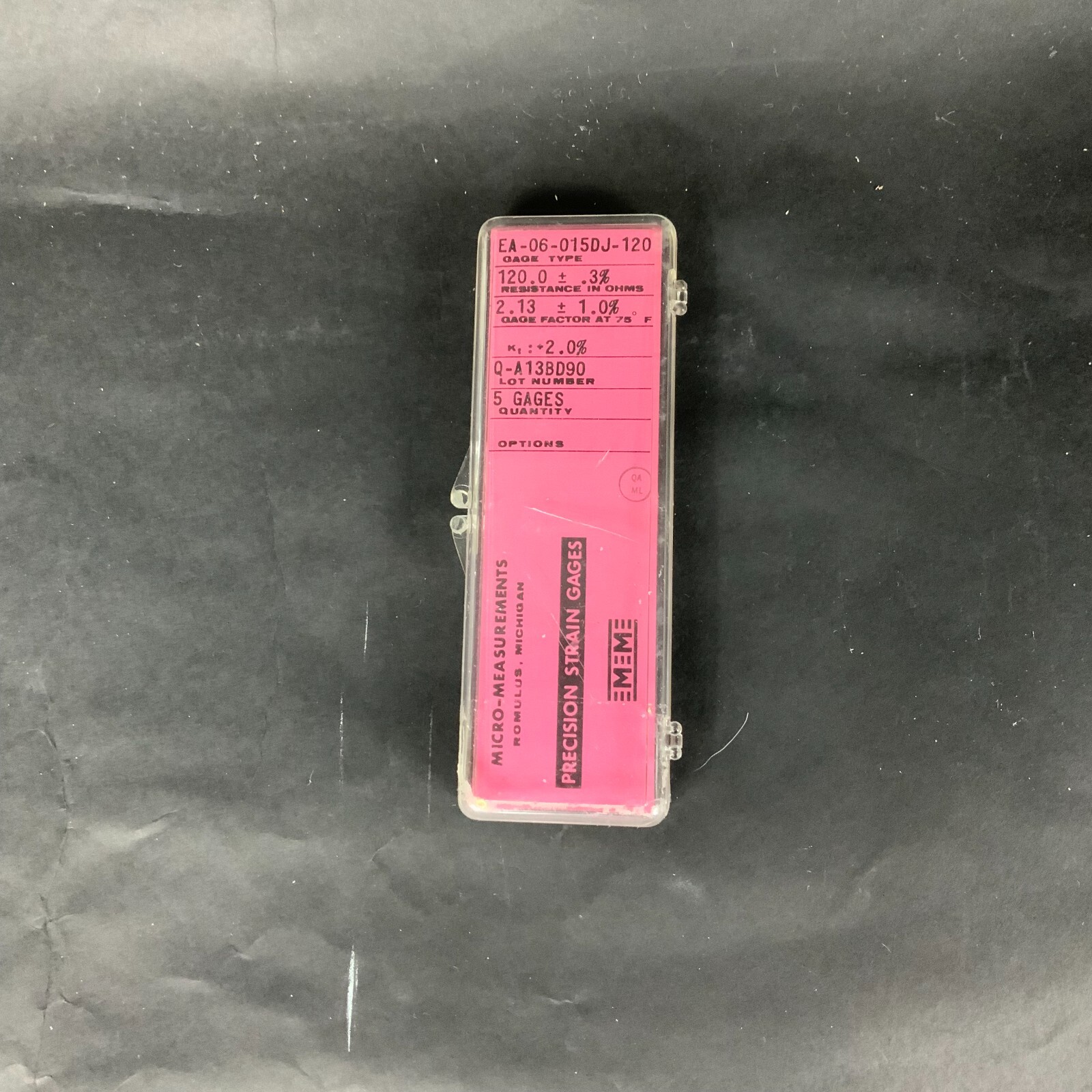 Used MICRO-MEASUREMENTS EA-06-015DJ-120 PRECISION STRAIN GAUGE - LOT OF 3 ($15 OBO)