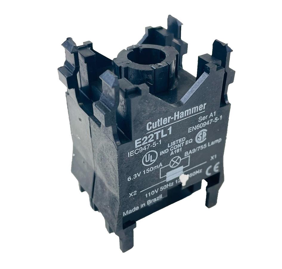 Used CUTLER HAMMER E22TL1 SER A1 TRANSFORMER LIGHT UNIT 110V-50HZ 120V-60HZ