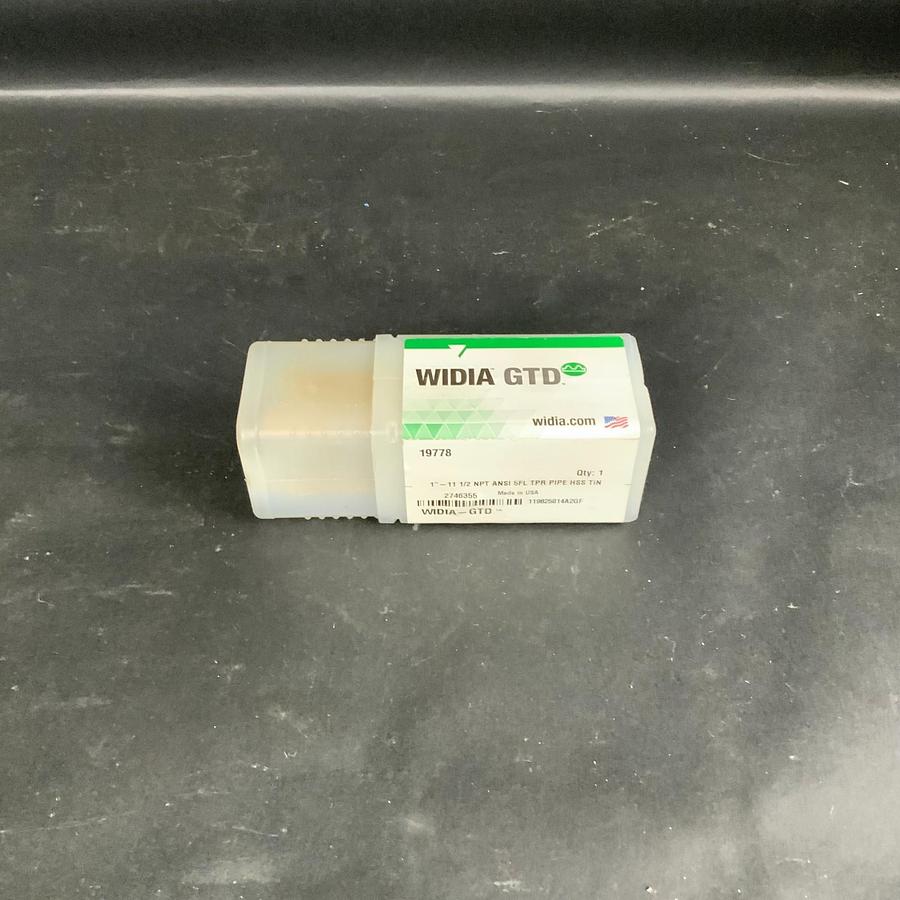 Used WIDIA GTD 19778 1”-11.5 NPT 5-FLUTE HSS TiN COATED TAPER PIPE TAP ($90 OBO)