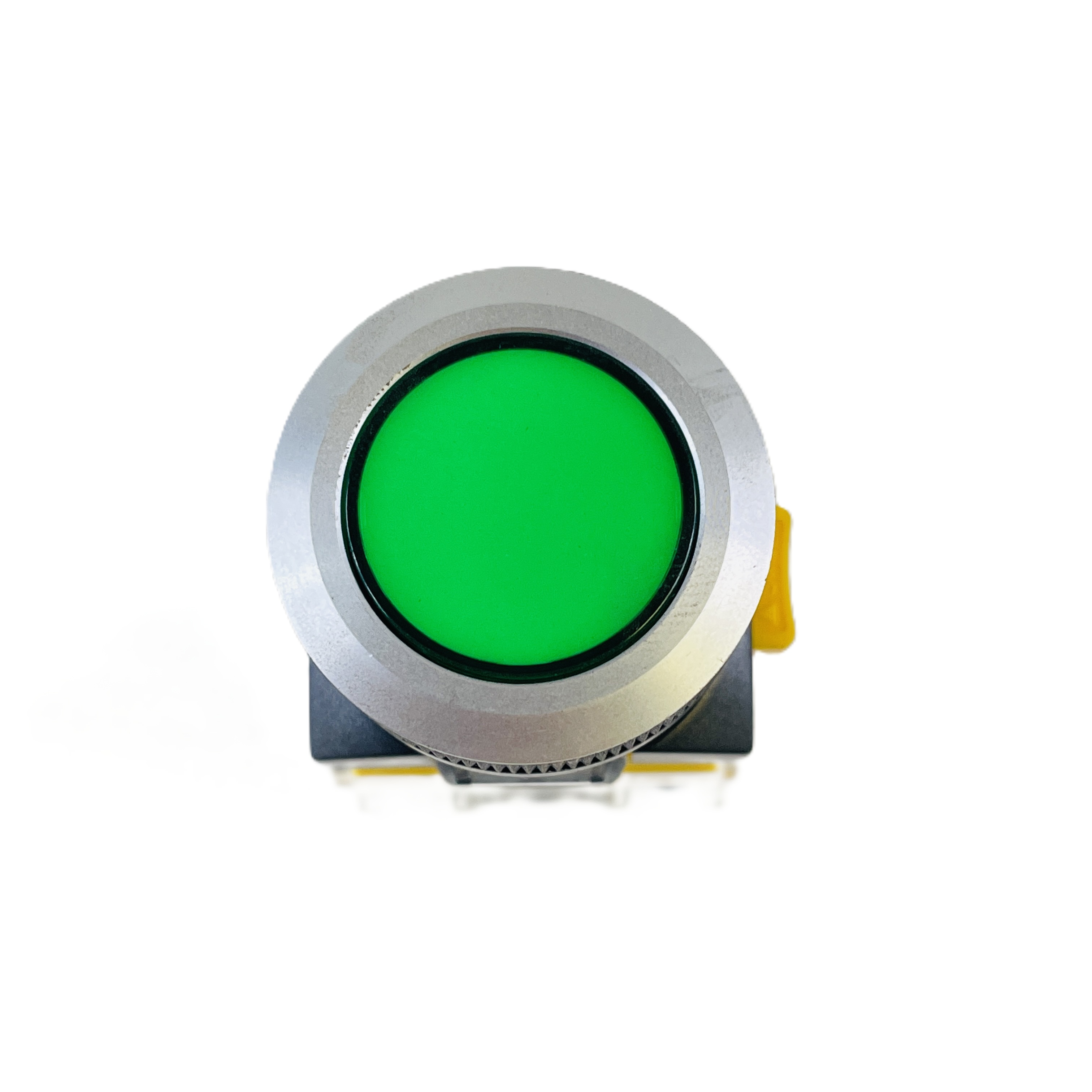 Refurbished KOINO NF30-BM3C 30MM GREEN ILLUMINATED PUSHBUTTON SWITCH 24VDC 250VAC 6A