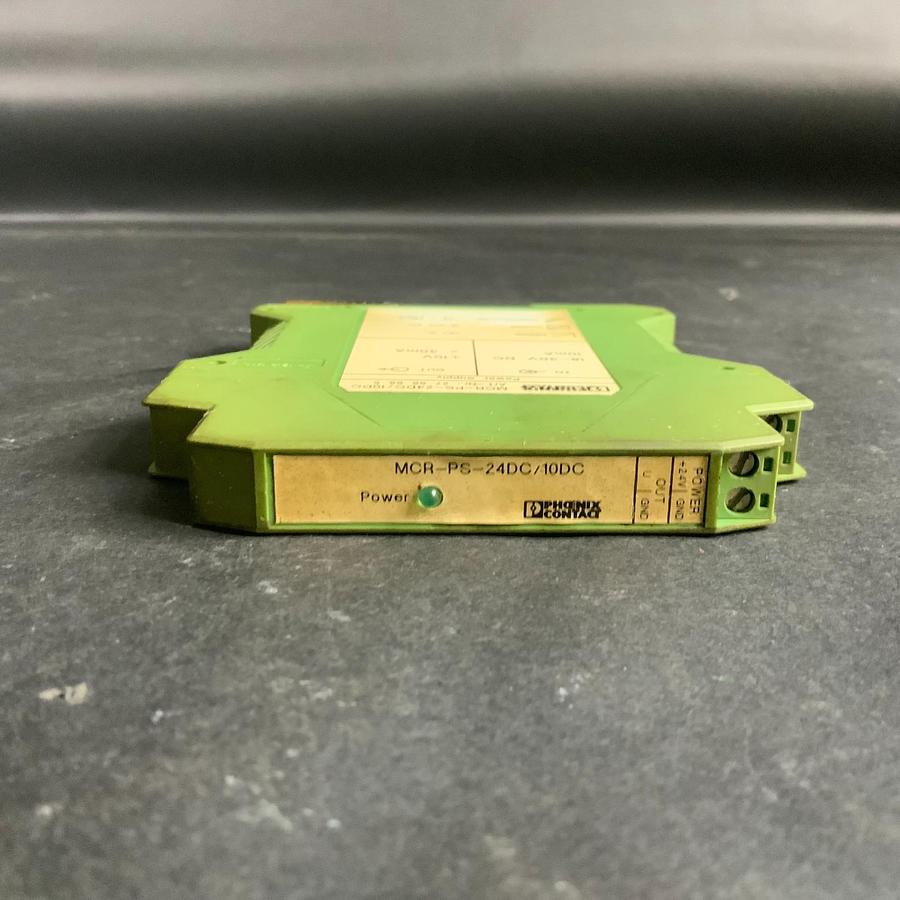 Used PHOENIX CONTACT MCR-PS-24DC/10DC CONTACT ISOLATOR ($16 OBO)